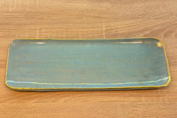 Ceramic tray hand painted
